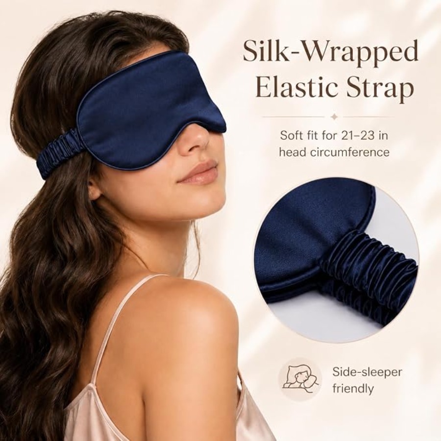 Silk Sleep Mask Light Blocking - Ultra Luxury Skincare บทวิจารณ์และราคา