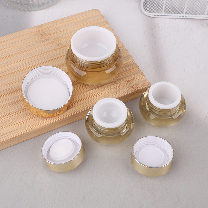Acrylic Empty Travel Cream Jar - Luxury Skincare Cream บทวิจารณ์และราคา