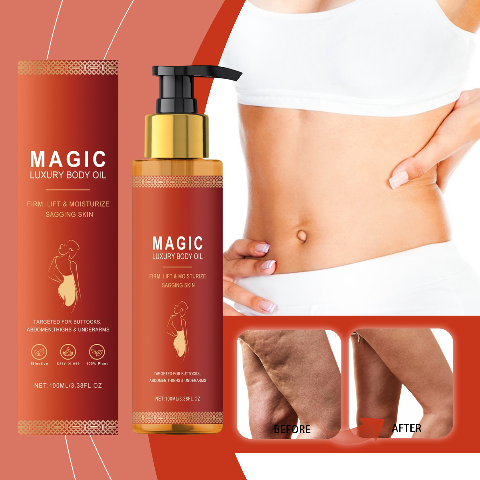 Magic Luxury Body Oil Moisturi - Luxury Skincare Cream บทวิจารณ์และราคา