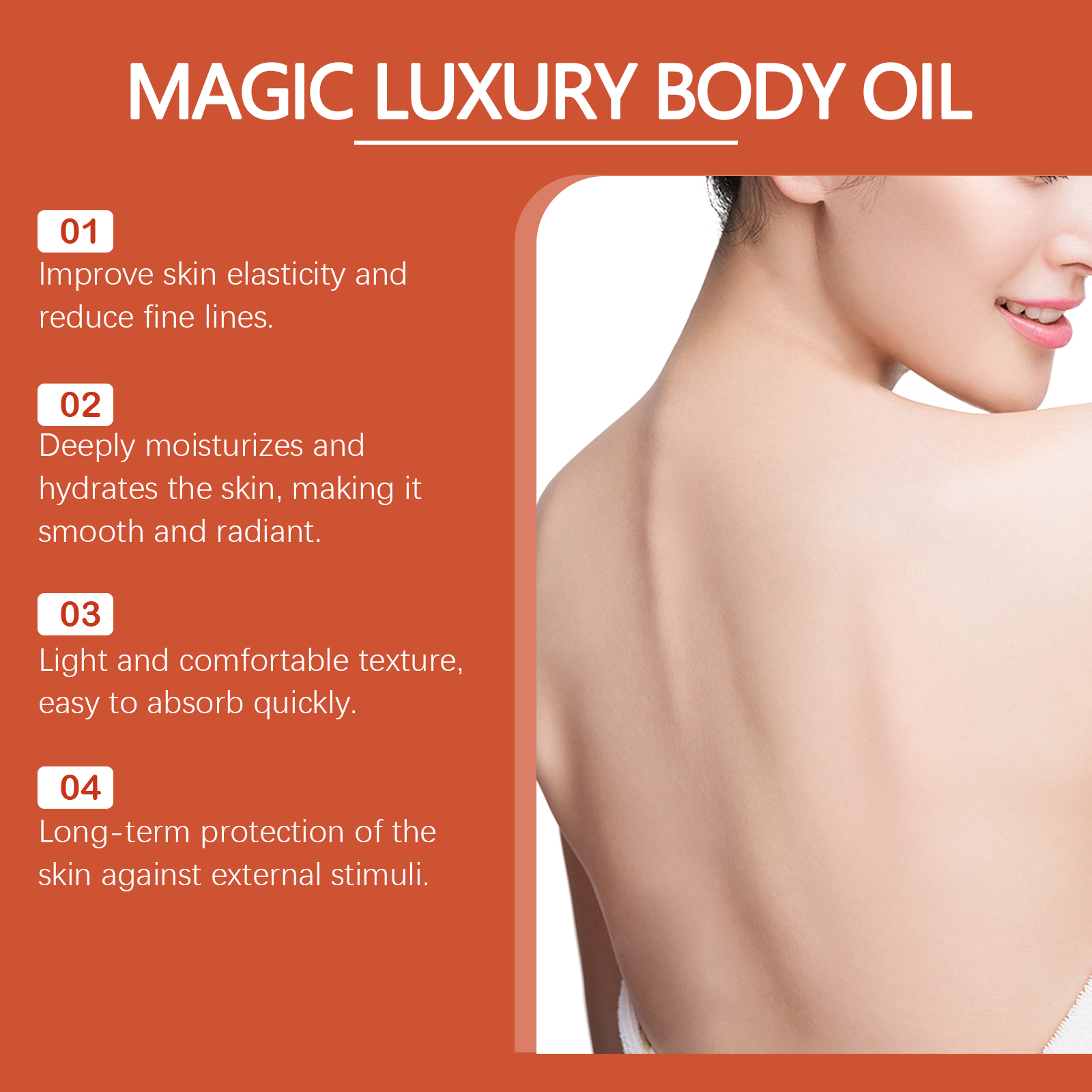 Magic Luxury Body Oil Moisturi - Luxury Skincare Cream บทวิจารณ์และราคา